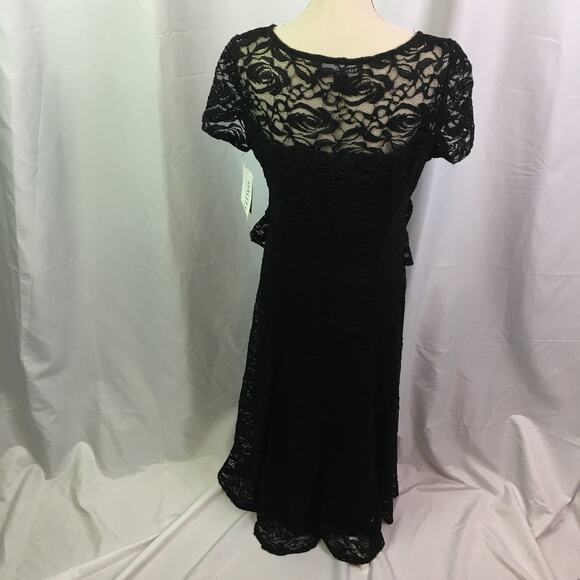 Perceptions New York Lace Dress Black Small - Picture 15 of 16